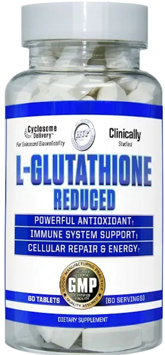 Hi-Tech Pharma L-Glutathione Advanced Antioxidant 500mg 60 Tabs