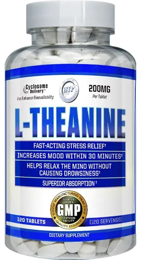 Hi-Tech Pharmaceuticals L-Theanine 200mg|Stress|Bodyandfitness.com