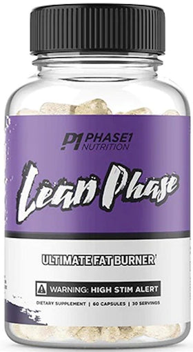 Phase 1 Nutrition Lean Phase Fat Burner 60 Capsules|Fat Burner|Bodyandfitness.com