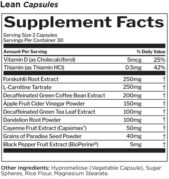 Rule One Lean Capsules|Fat Burner|Bodyandfitness.com