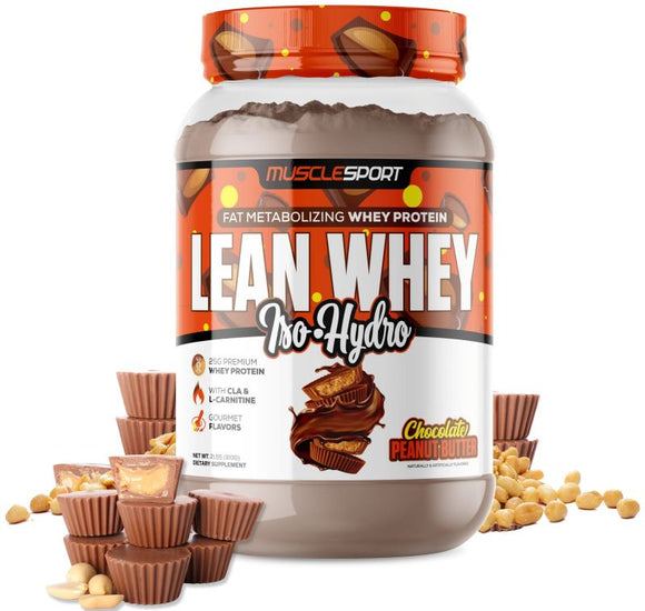 MuscleSport Lean Whey Iso-Hydro Chocolate Ice Cream 2 lbs|Protein|Bodyandfitness.com