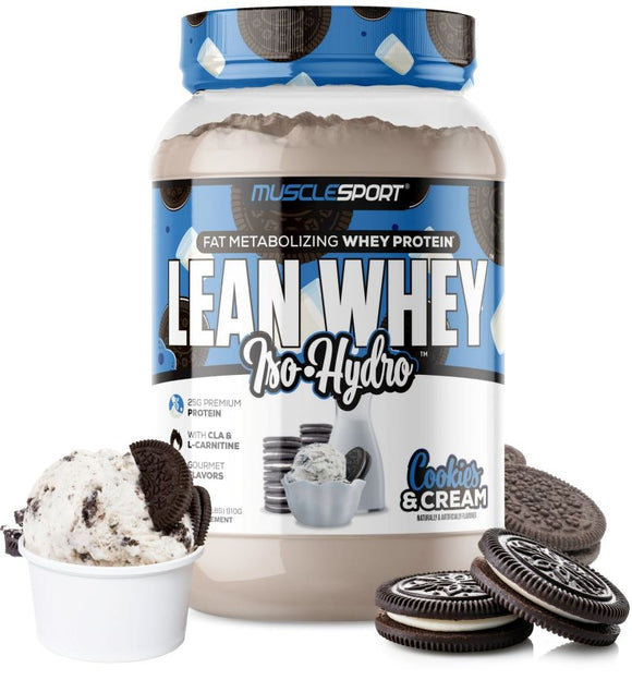MuscleSport Lean Whey Iso-Hydro Chocolate Ice Cream 2 lbs|Protein|Bodyandfitness.com