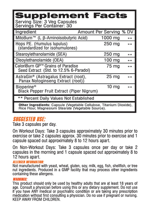 Competitive Edge Labs LipoVantage Non Stim Fat Burner|Fat Burner|Bodyandfitness.com
