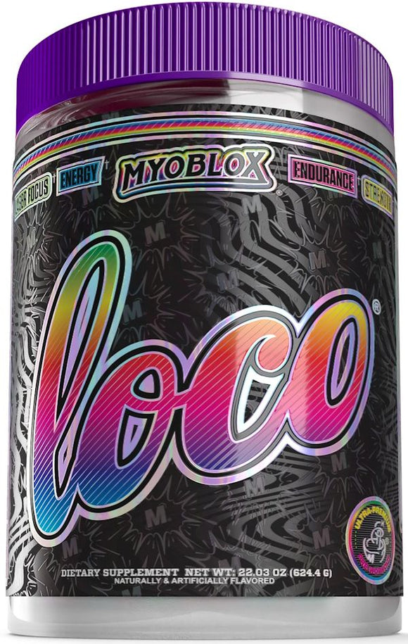 Myoblox Loco Pre Workout 40 servings|Pre-Workout|Bodyandfitness.com