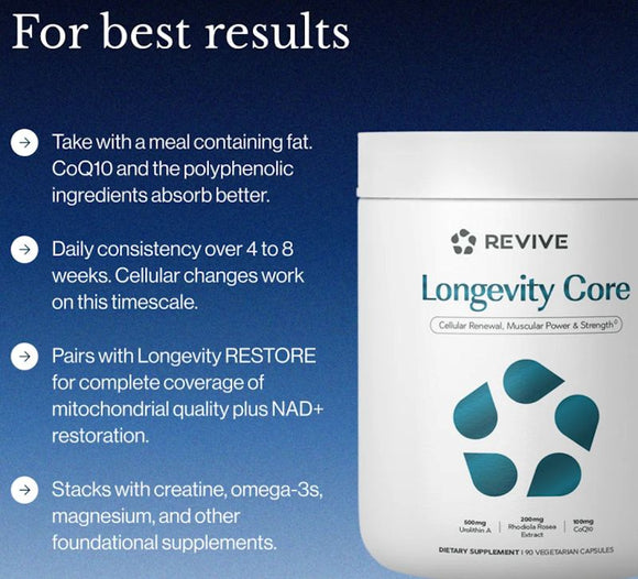 Revive Longevity Core Health Aging Support