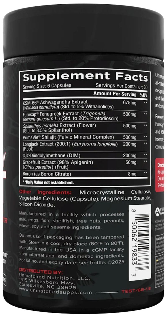 Unmatched Longevity Test 180 Caps|Test Booster|Bodyandfitness.com