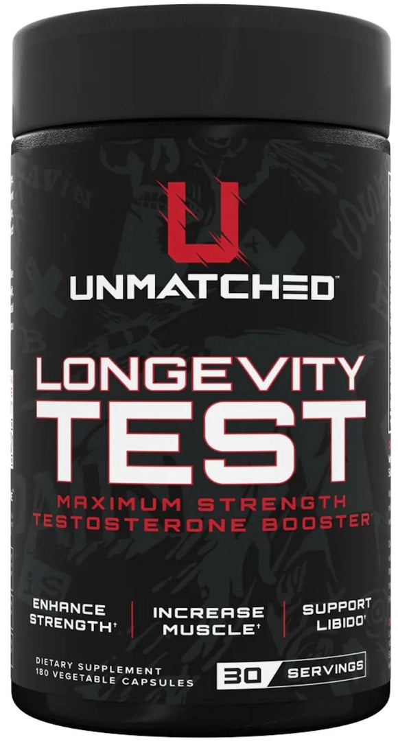 Unmatched Longevity Test 180 Caps|Test Booster|Bodyandfitness.com