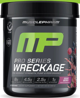 MusclePharm Wreckage 20 Servings||Bodyandfitness.com