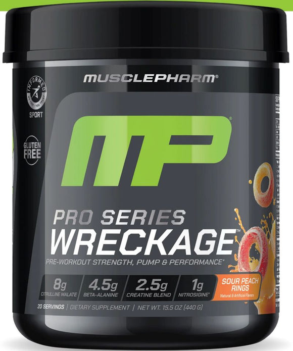 MusclePharm Wreckage 20 Servings||Bodyandfitness.com