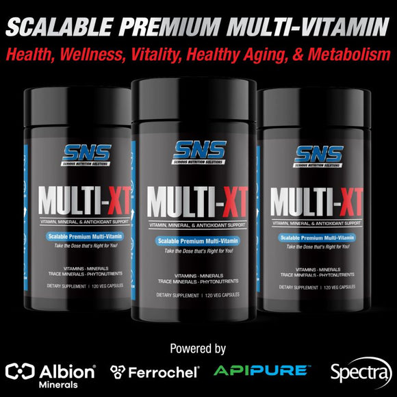 SNS Serious Nutrition Solutions Multi XT 120 Veg Capsules|Multi Vitamin|Bodyandfitness.com