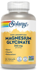 Solaray Magnesium Glycinate 120ct|Recovery|Bodyandfitness.com
