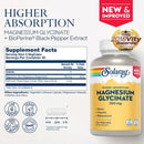 Solaray Magnesium Glycinate 120ct|Recovery|Bodyandfitness.com