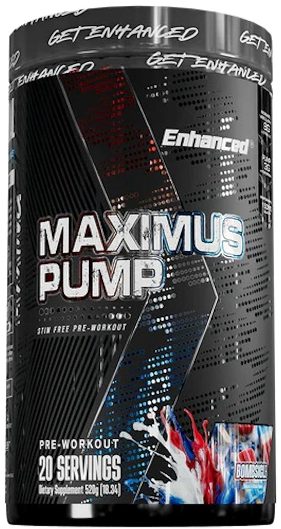 Enhanced Labs Maximus Pump - Stim-Free Pre-Workout|Pre-Workout|Bodyandfitness.com