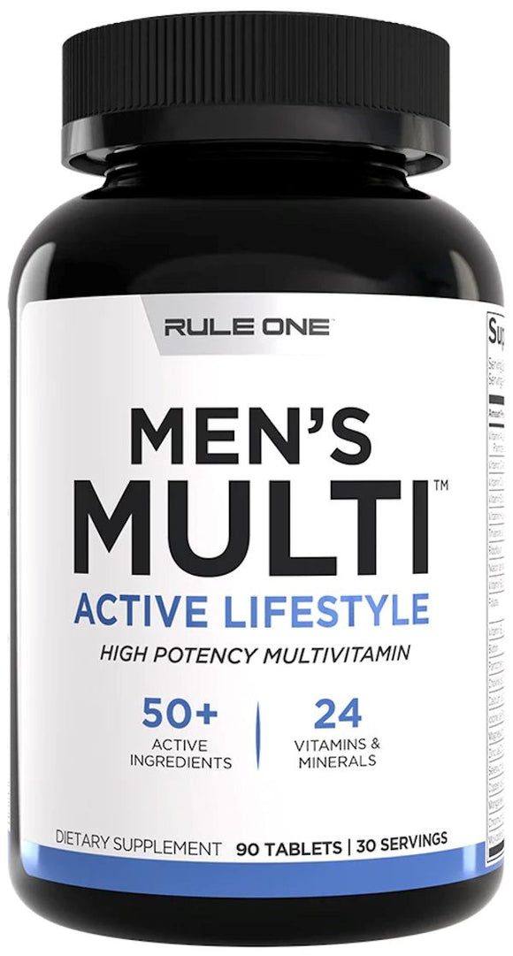 Rule One Men's Train Daily Multi 90 Tabs|Multi Vitamin|Bodyandfitness.com