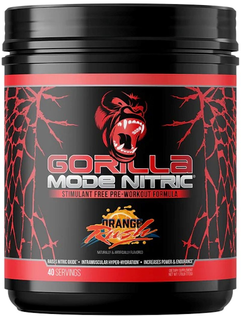 Gorilla Mind Gorilla Mode Nitric 40 Servings|Pre-Workout|Bodyandfitness.com