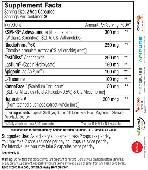 SNS Serious Nutrition Solutions Mood Support XT|Stress|Bodyandfitness.com