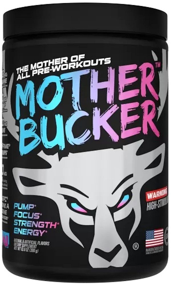 DAS Labs Mother Bucker Pre-Workout red raz