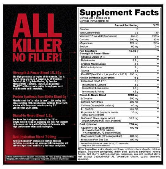 Mutant Madness All-In Pre-Workout