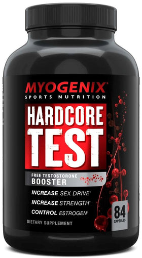 Myogenix Hardcore Test 84 Capsules|test booster|Bodyandfitness.com