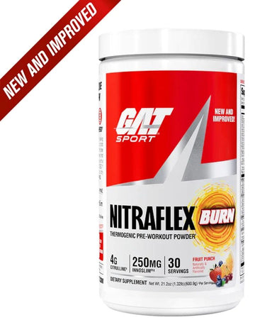 Gat Sport Nitraflex Burn New Enhanced Formula 30 serving|Pre-workout|Bodyandfitness.com