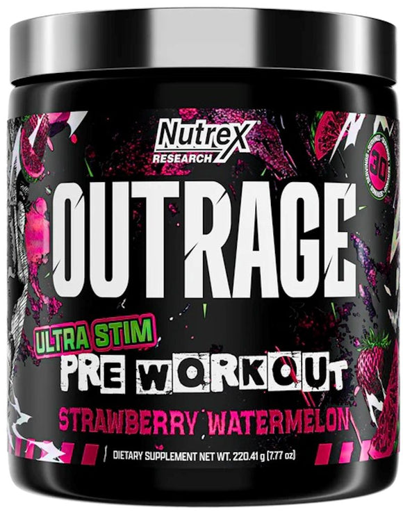 Nutrex OUTRAGE | Ultra Stim Pre-Workout|Pre workout|Bodyandfitness.com