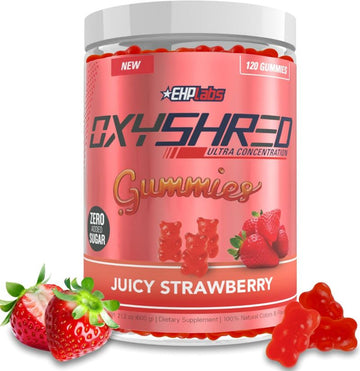 EHP Labs OxyShred, Gummies, Fat Burner 120 Ct|Fat Burner|Bodyandfitness.com
