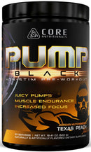 CORE Nutritionals Pump Black Non-Stim Pre-Workout Watermelon|Creatine|Bodyandfitness.com