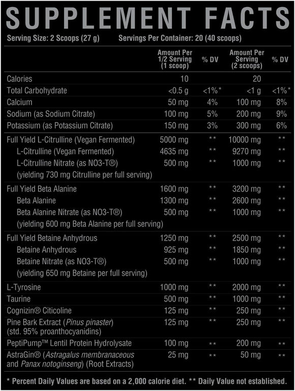 CORE Nutritionals Pump Black Non-Stim Pre-Workout Watermelon|Creatine|Bodyandfitness.com