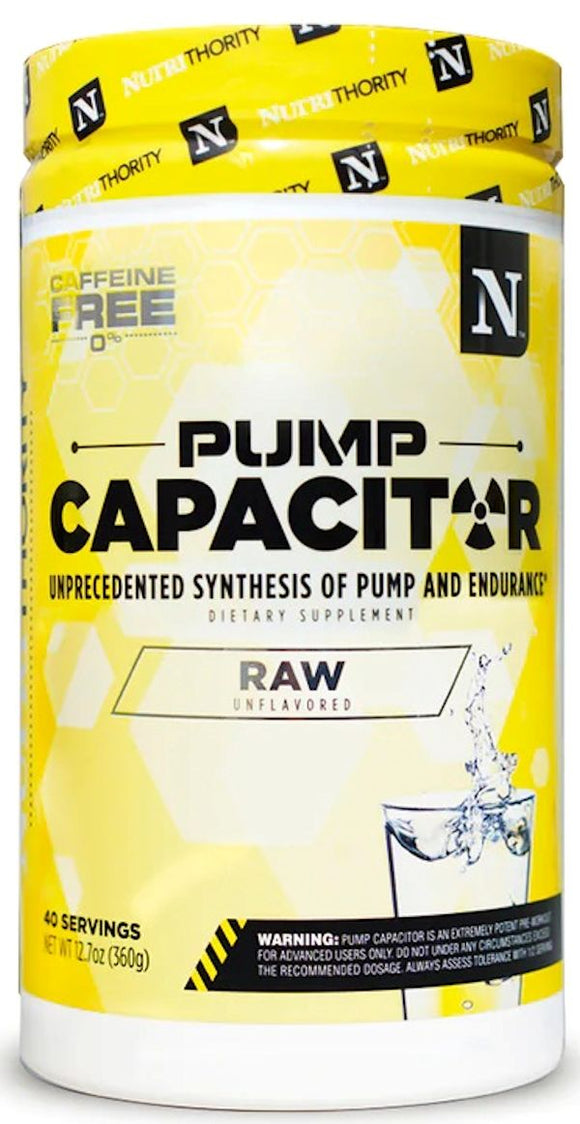 Nutrithority Pump Capacitor Non-Stim Sugar-Free 40 servings|Muscle Pumps|Bodyandfitness.com