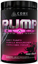 Core Nutritionals Pump Black Non-Stim Pre-Workout|Pre-Workout|Bodyandfitness.com