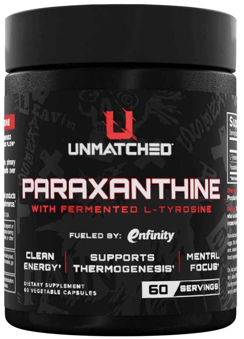 Unmatch Supps Paraxanthine 60 Capsules|Pre Workout|Bodyandfitness.com