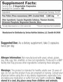 Serious Nutrition Solutions Pine Pollen Natural Test Booster|Test Booster|Bodyandfitness.com