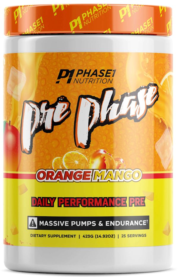 Phase 1 Nutrition PRE PHASE