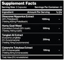 Leviathan Nutrition Primal 60 Caps|Sex|Bodyandfitness.com