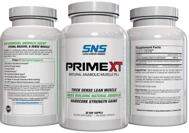 Serious Nutrition Solutions Prime XT bottle