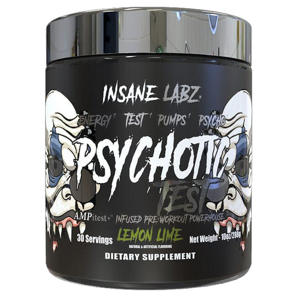 Insane Labz Psychotic Test 30 servings|Pre-Workout|Bodyandfitness.com