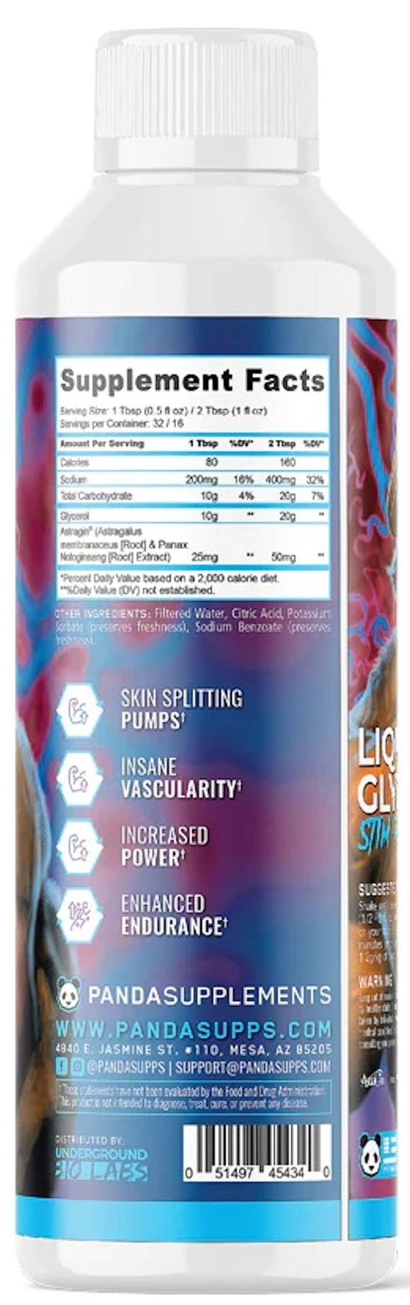 Panda Supplements Pump Liquid|Muscle Pump|Bodyandfitness.com