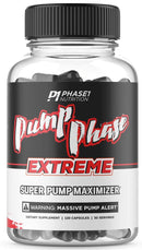 Phase 1 Nutrition Pump Phase Extreme 120 veg caps|Muscle Pump|Bodyandfitness.com
