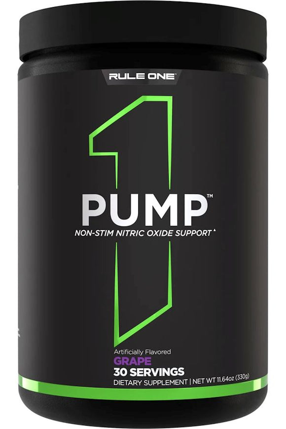 Rule One Pump Stim-Free Nitric Oxide Support 30 Servings|Muscle Pumps|Bodyandfitness.com