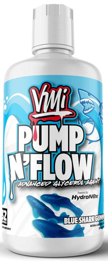 VMI Sports PUMP N FLOW  Stim Free Pre-Workout Liquid Gummy Bear|Muscle Pumps|Bodyandfitness.com