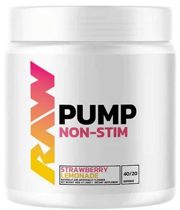 RAW Nutrition Pump Non Stim Pre-Workout 40 servings|Pre-Workout|Bodyandfitness.com