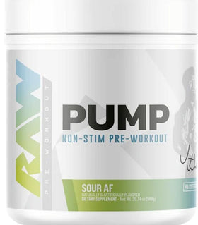 RAW Nutrition Pump Non Stim Pre-Workout 40 servings (Copy)|Pre-Workout|Bodyandfitness.com