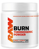 Raw Nutrition Burn Thermogenic Powder 30 Servings|Fat Burner|Bodyandfitness.com