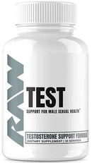 Raw Nutrition Raw Test Support Natural Testosterone 210 Capsules|Test Booster|Bodyandfitness.com