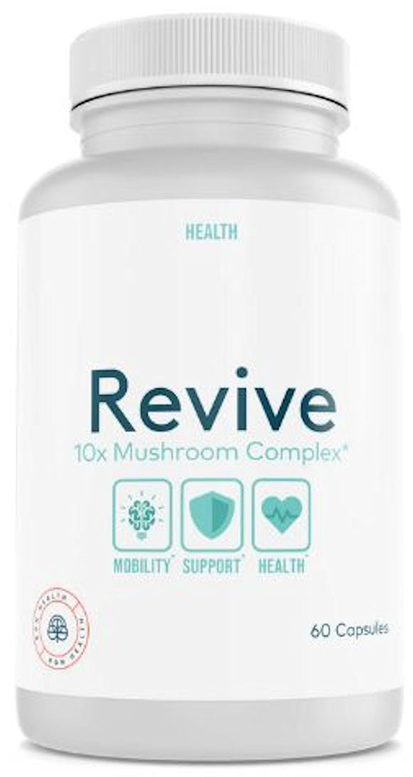 Revive 10X Mushroom Complex 60 Veg-Caps|Immune Health|Bodyandfitness.com
