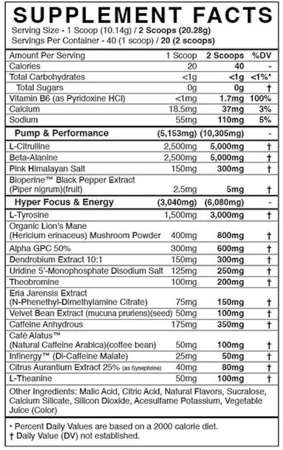 BlackMarket Labs Rule Pre Workout|Pre Workout|Bodyandfitness.com