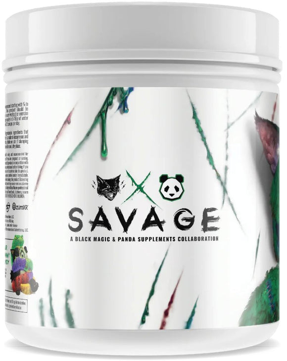 Panda Supps Sinister Savage Pre Workout - Black Magic 40 servings|Pre Workout|Bodyandfitness.com