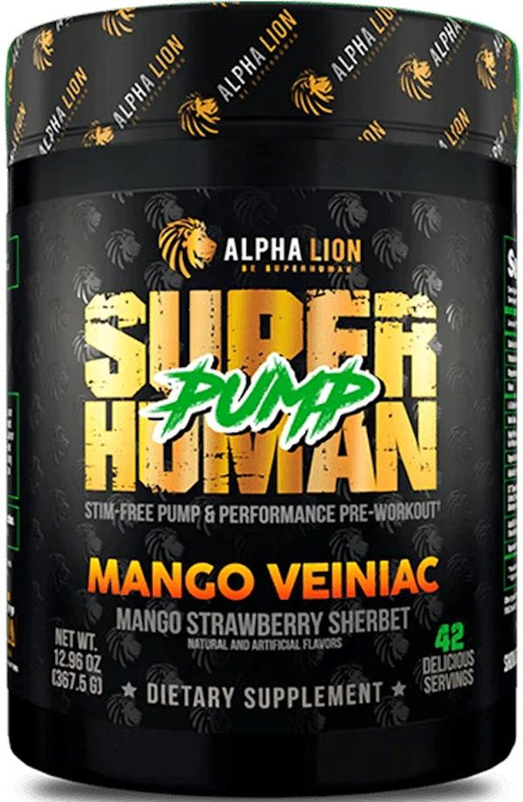 Alpha Lion SuperHuman Pump Stim-Free Pumps & Performance|Muscle Pumps|Bodyandfitness.com