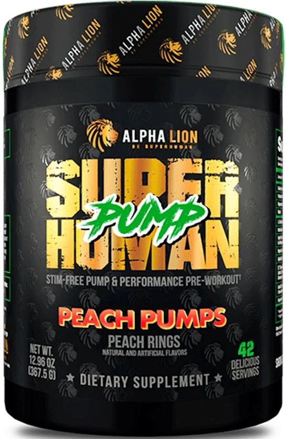 Alpha Lion SuperHuman Pump Stim-Free Pumps & Performance|Muscle Pumps|Bodyandfitness.com