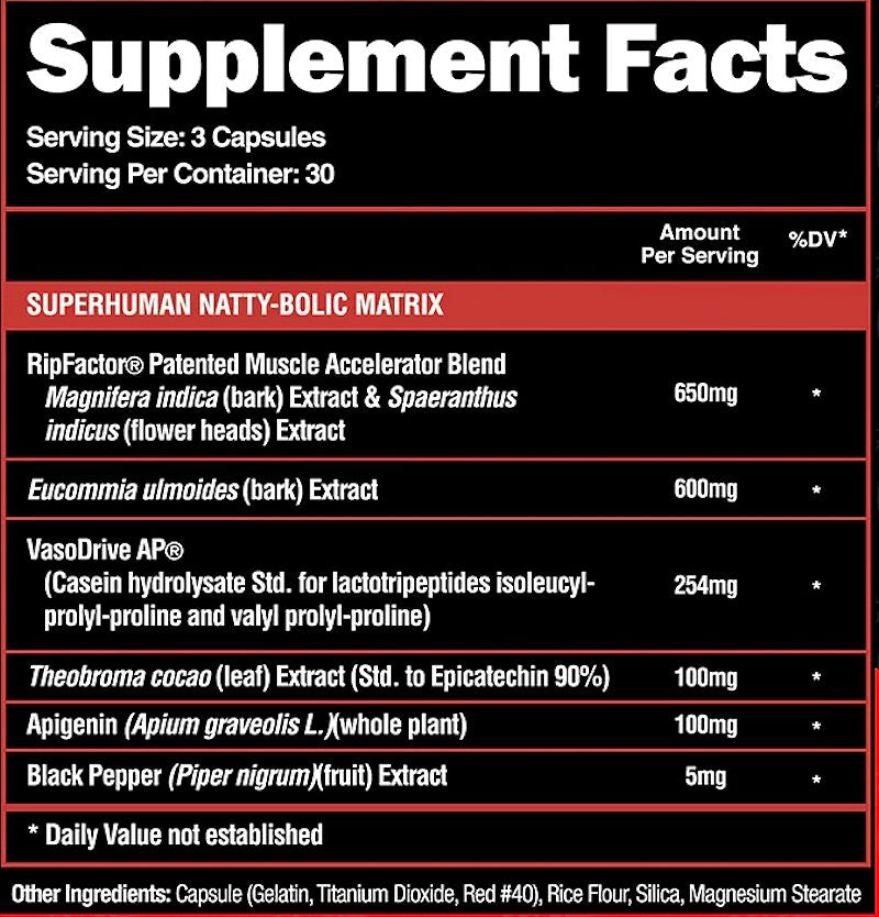 Alpha Lion SuperHuman Muscle 90 Capsules fact